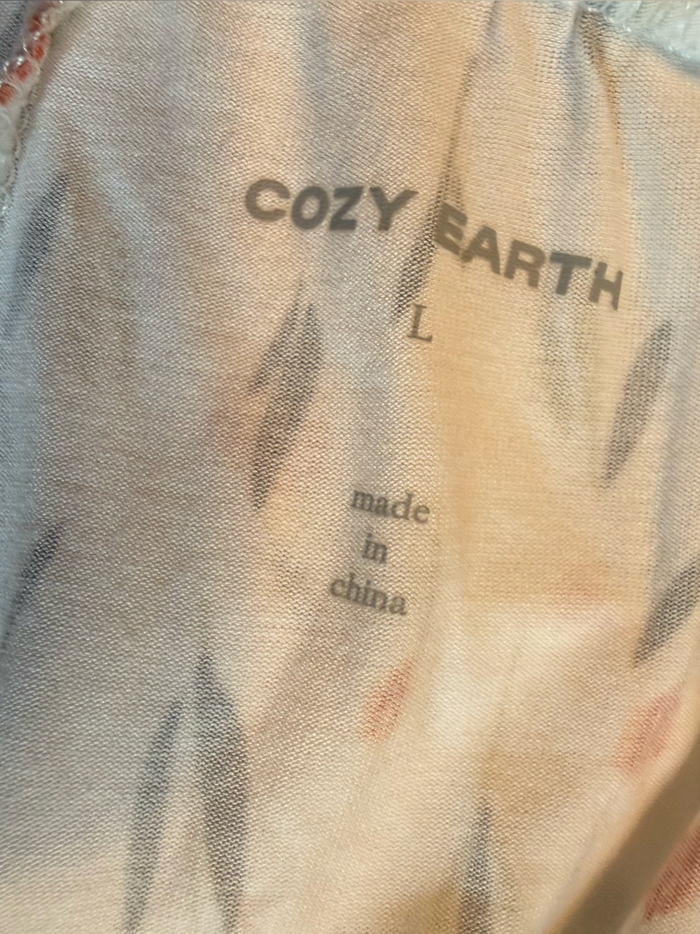 Cozy Earth Bamboo Pajamas LARGE Limited Edition Sienna Tulip Ophra’s Fav Corded - Picture 14 of 16